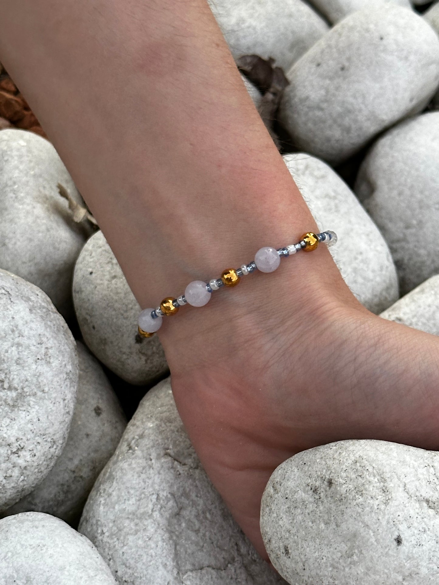 Aquaris – Bracelet de Perles Aqua Marina