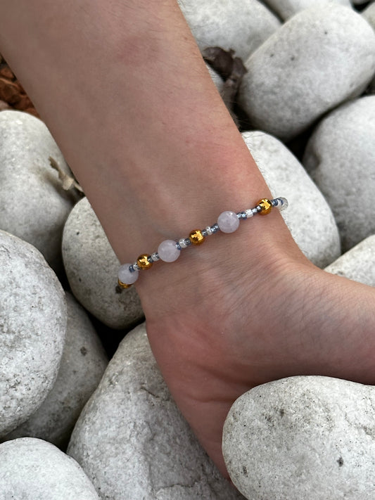 Aquaris – Bracelet de Perles Aqua Marina